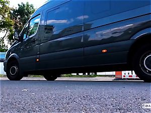 cabooses BUS - hot van lovemaking with super-fucking-hot German light-haired
